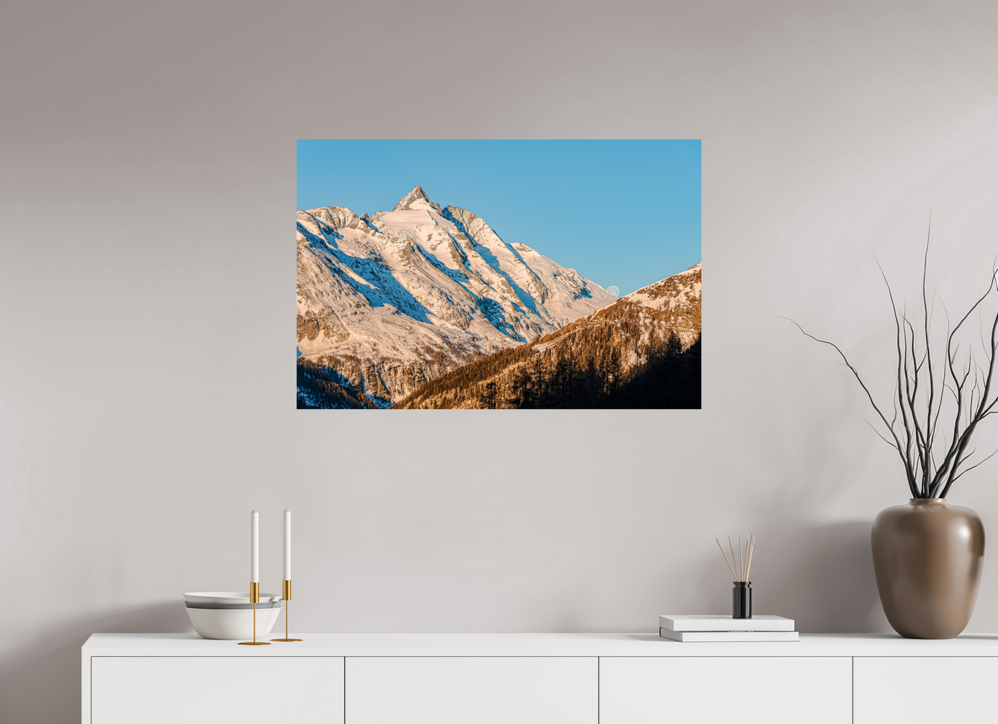 Großglockner bei Sonnenaufgang