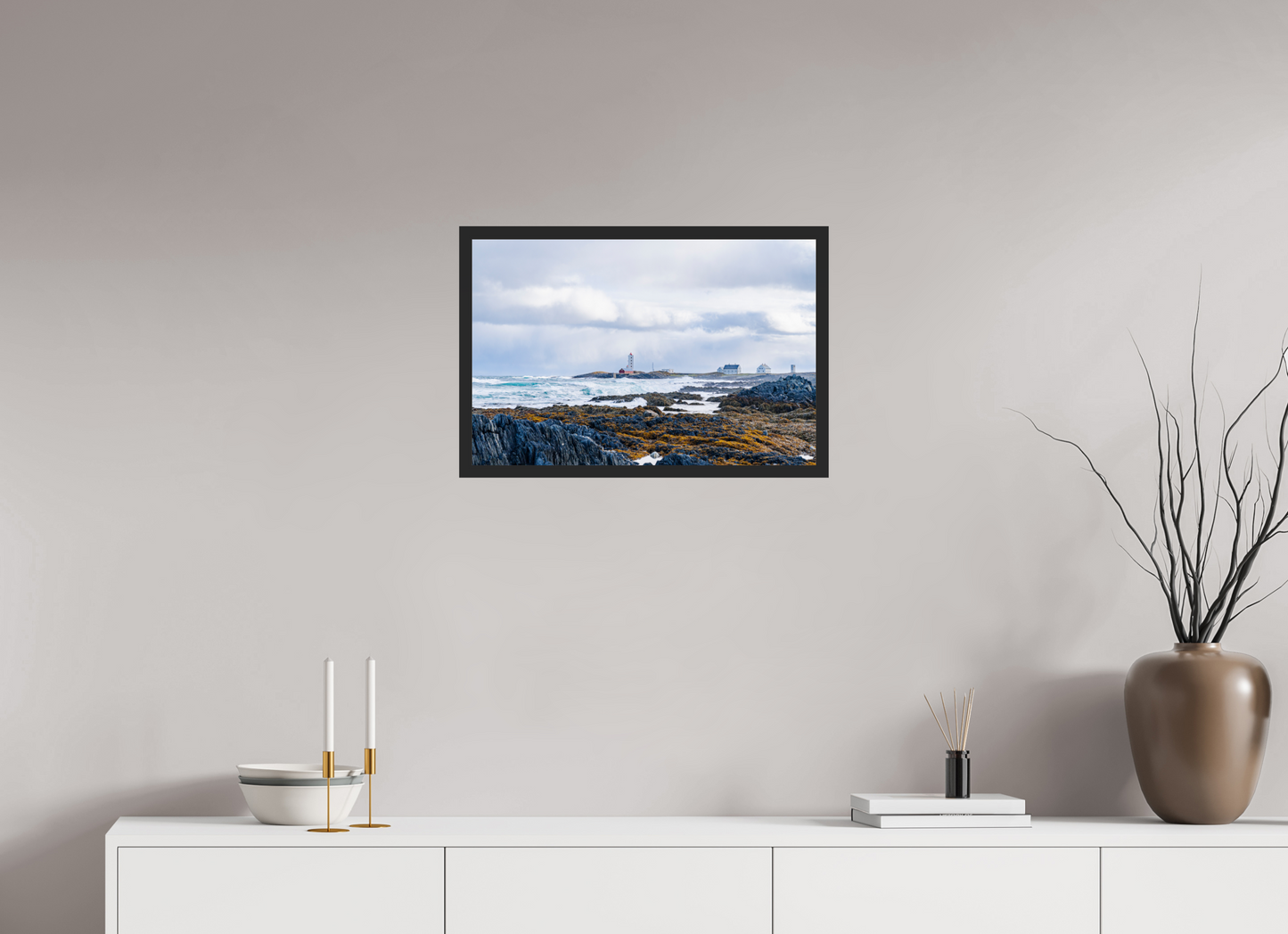 Leuchtturm auf Varangerhalvøya