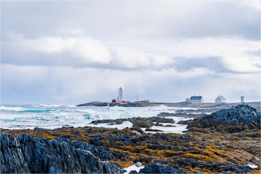 Leuchtturm auf Varangerhalvøya