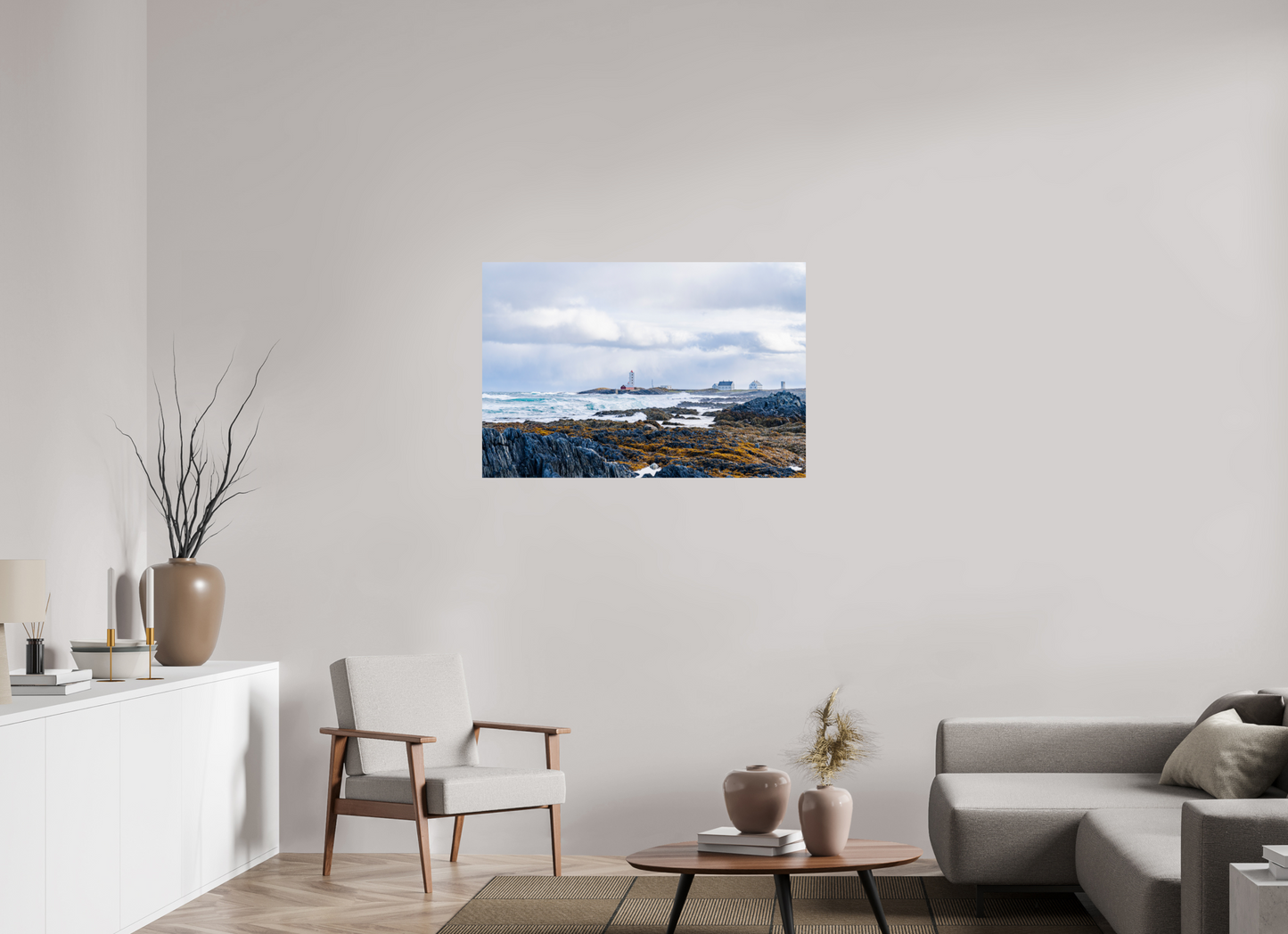 Leuchtturm auf Varangerhalvøya