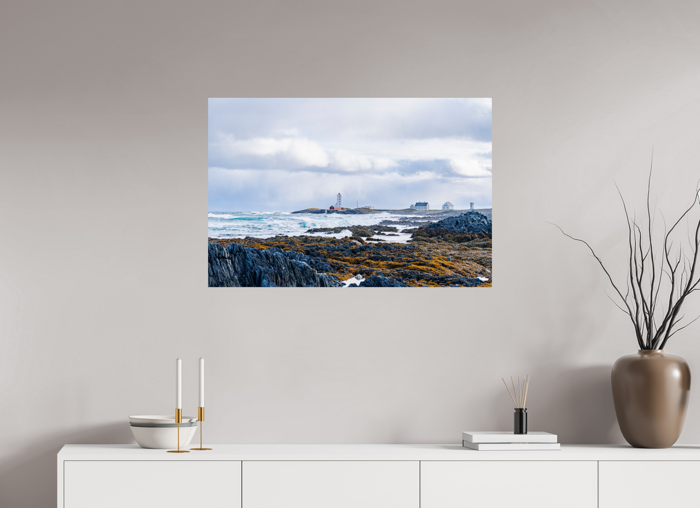 Leuchtturm auf Varangerhalvøya