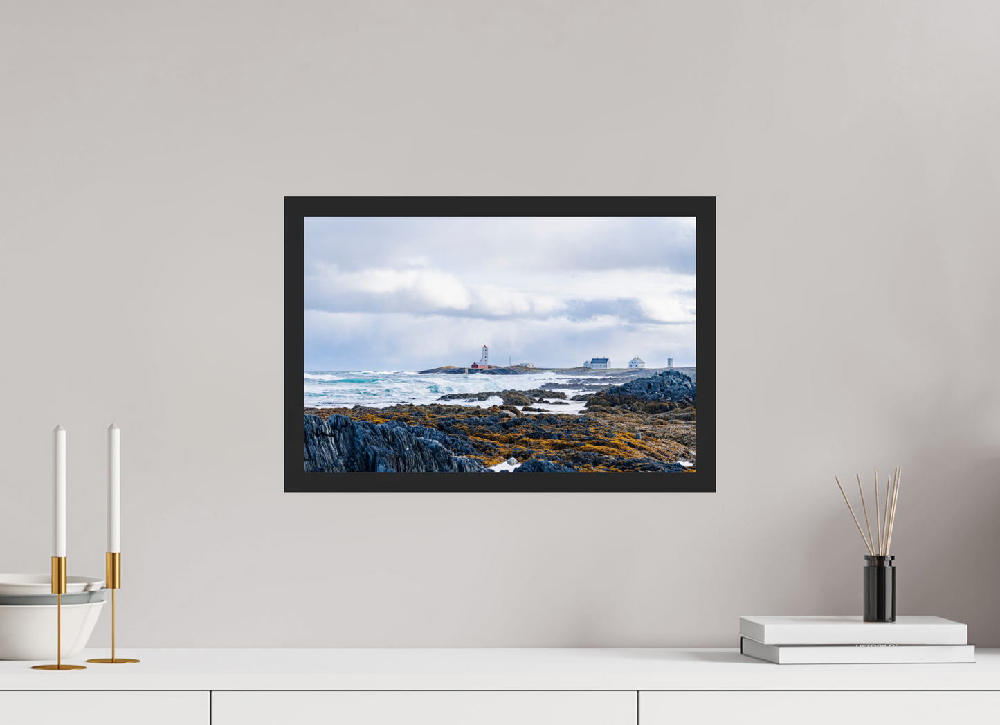 Leuchtturm auf Varangerhalvøya