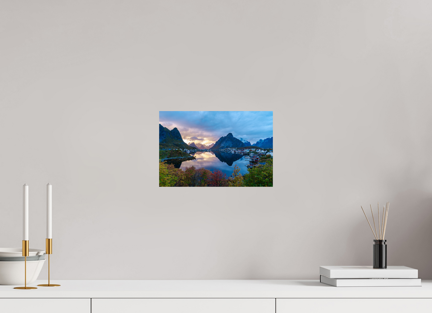 Sonnenuntergang auf den Lofoten