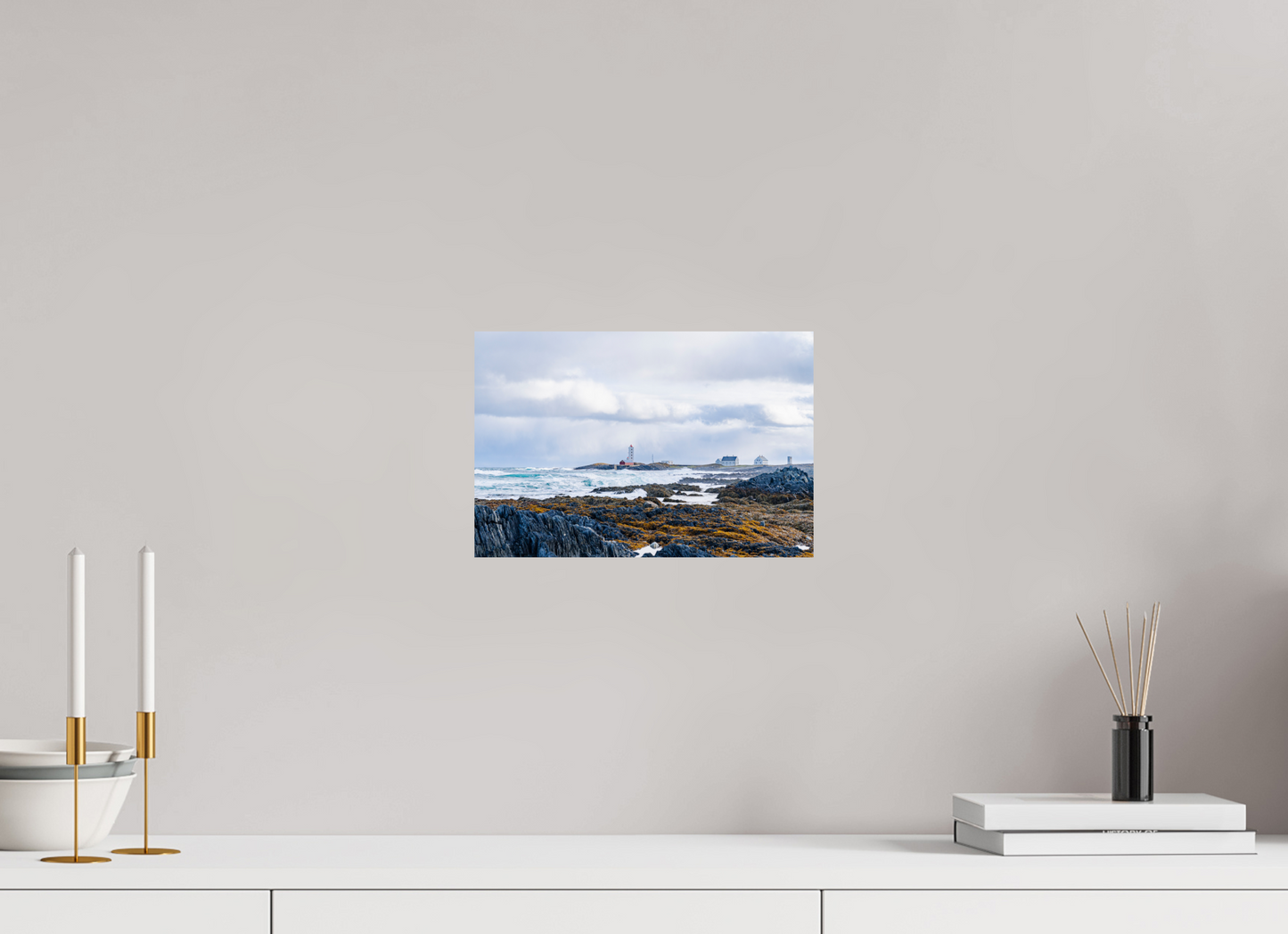 Leuchtturm auf Varangerhalvøya